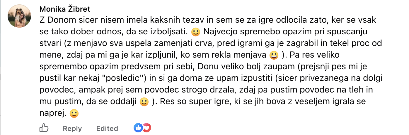 Mnenje Monike Žibret
